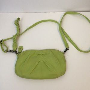 Deena and Ozzy Y2K mini hand bag lime green